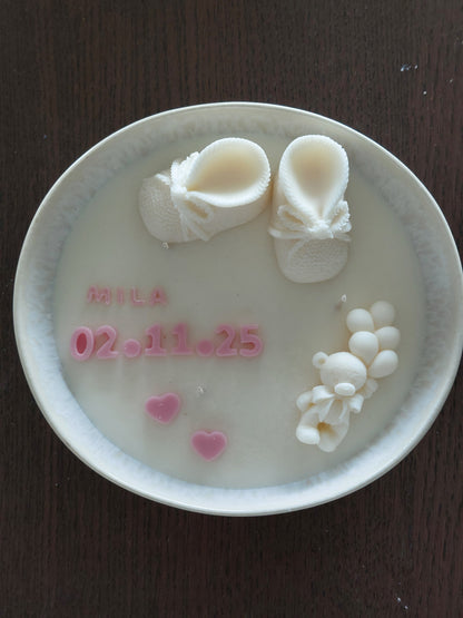 bougies chaussures de bébé