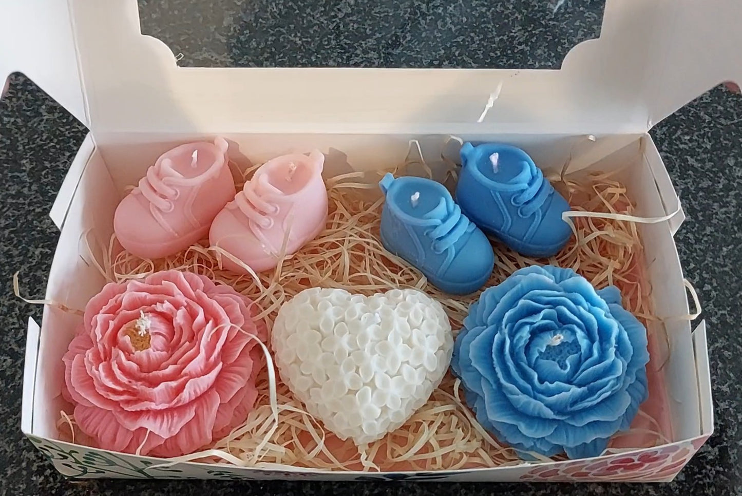 bougies chaussures de bébé