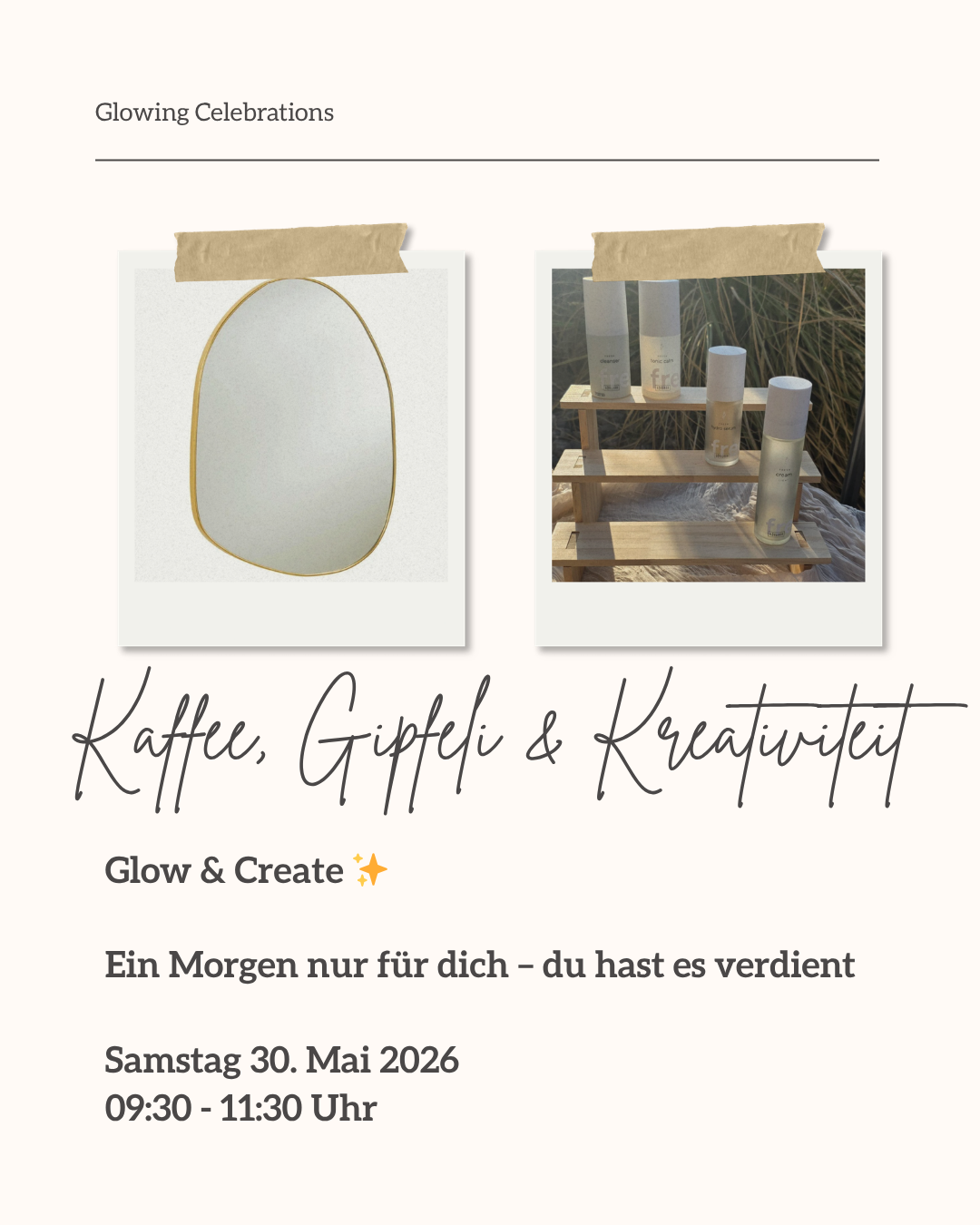 Kaffee, Gipfeli & Kreativität | Glow & Create