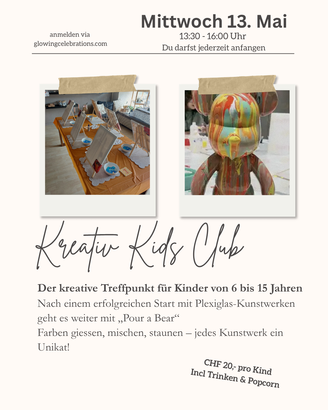Kreativ Kids Club – Mini Atelier Romanshorn