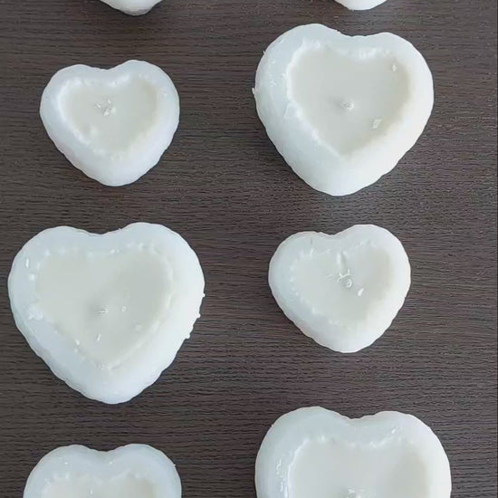 unmolding the hart candles
